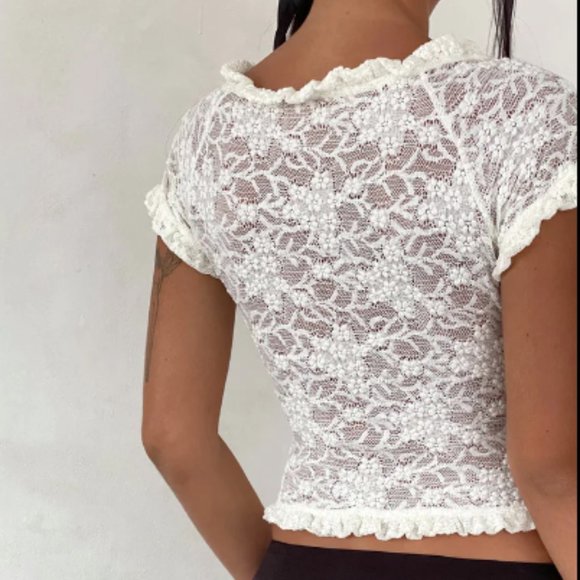 Motel Rufte Lace Top - Picture 5 of 5